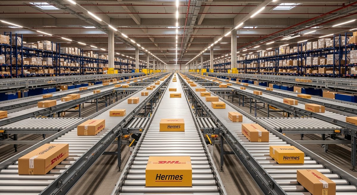 Salesupply fulfillment warehouse interior in Germany — pick, pack and ship for the German market