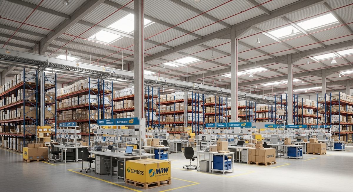 Salesupply fulfillment warehouse operations in Spain — logistics network hub